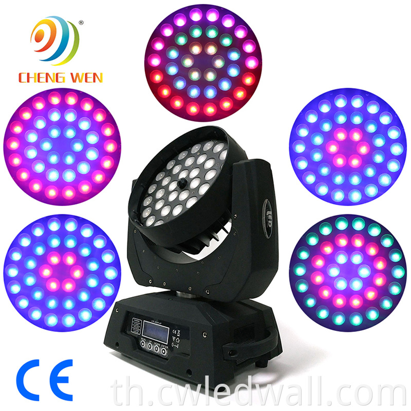 36pcs*12w 4in1 led wash lights show